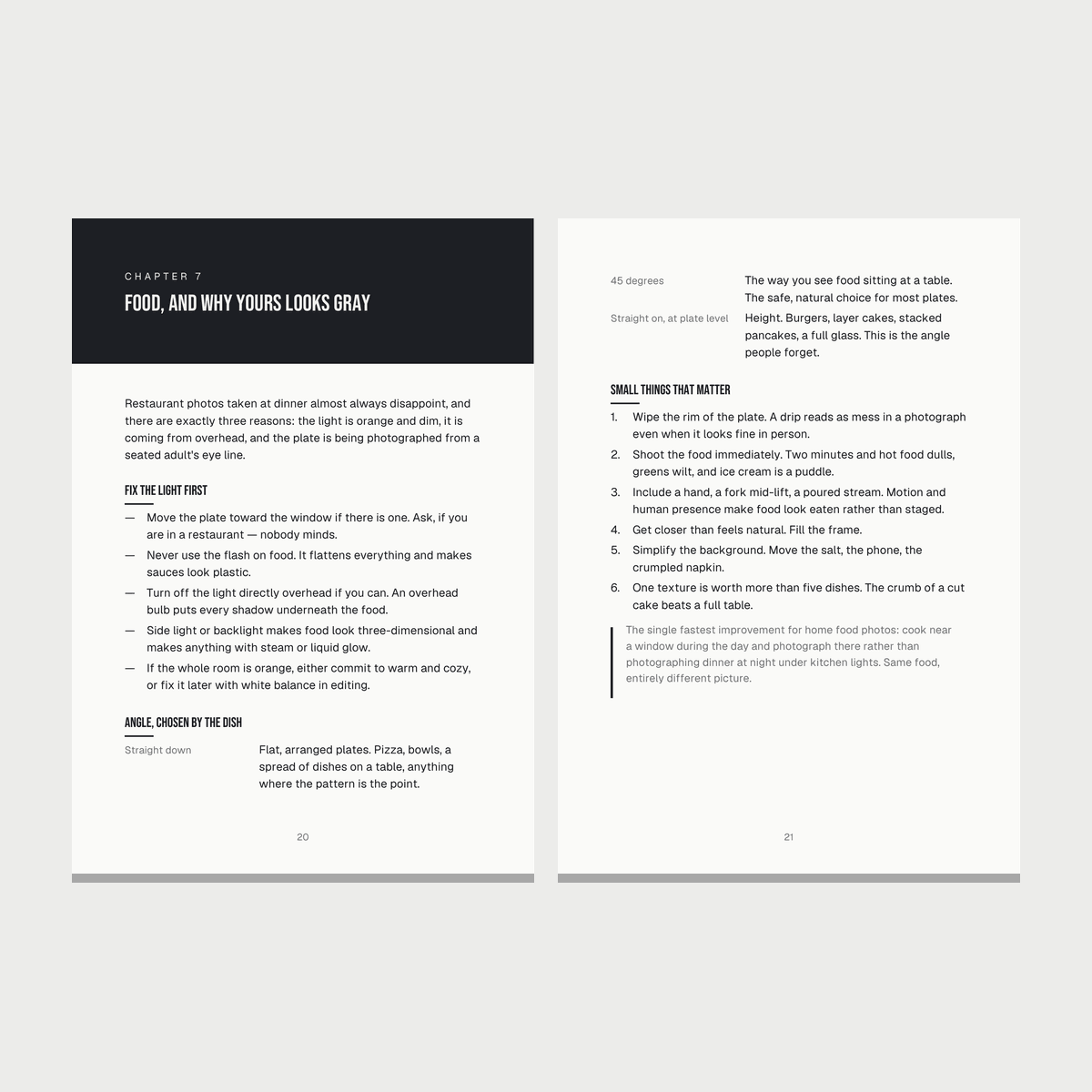A page from The Phone Photography Field Guide